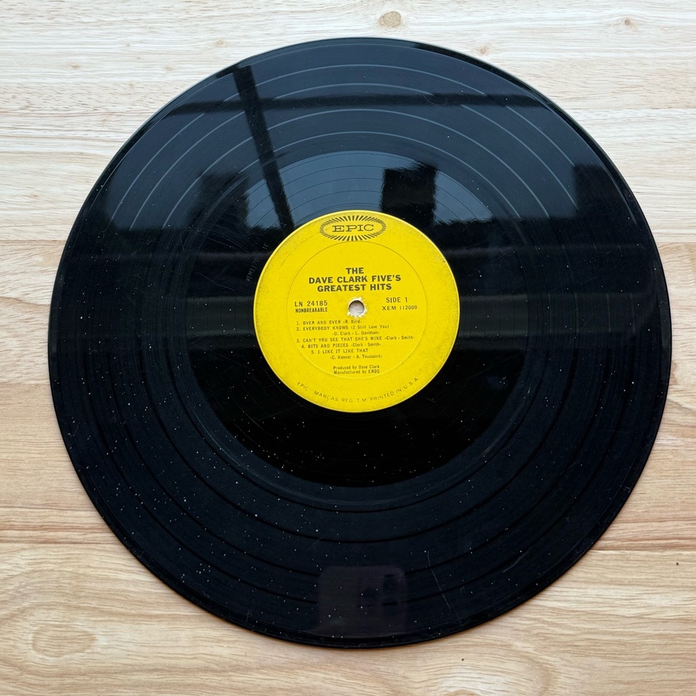 The Dave Clark Five's Greatest Hits Vinyl Record